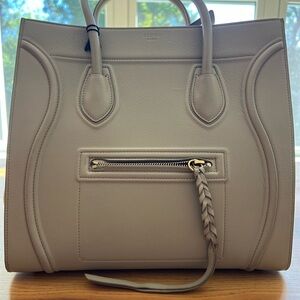 Celine Elegant Taupe Phantom Tote